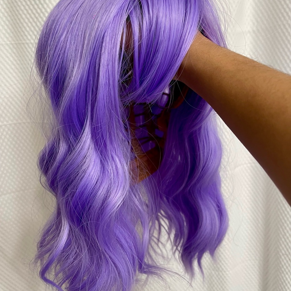 Vibrant Purple Women's Hair Wig
